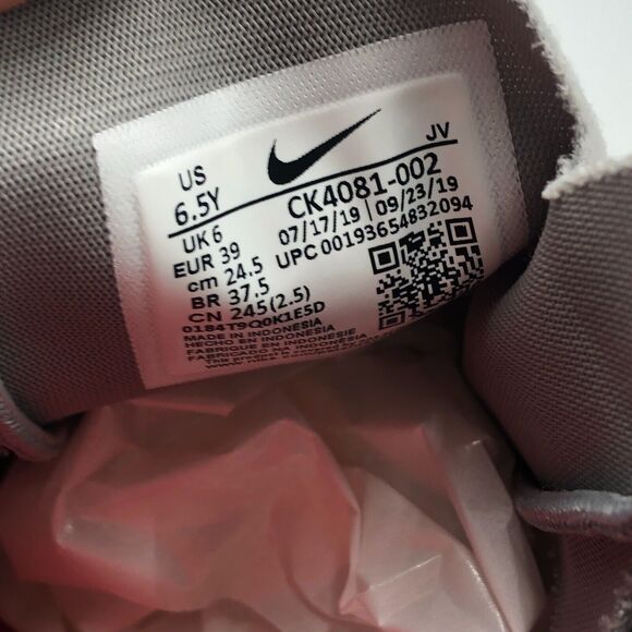 Nike Renew Element 55 Kid‎ 6Y Particle Gray Track Red Shoes CK4081-002 - Picture 9 of 10